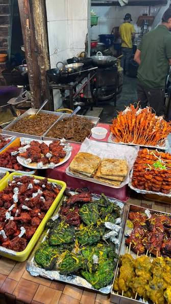 Vibrant evening food stalls in bustling Mangalore markets