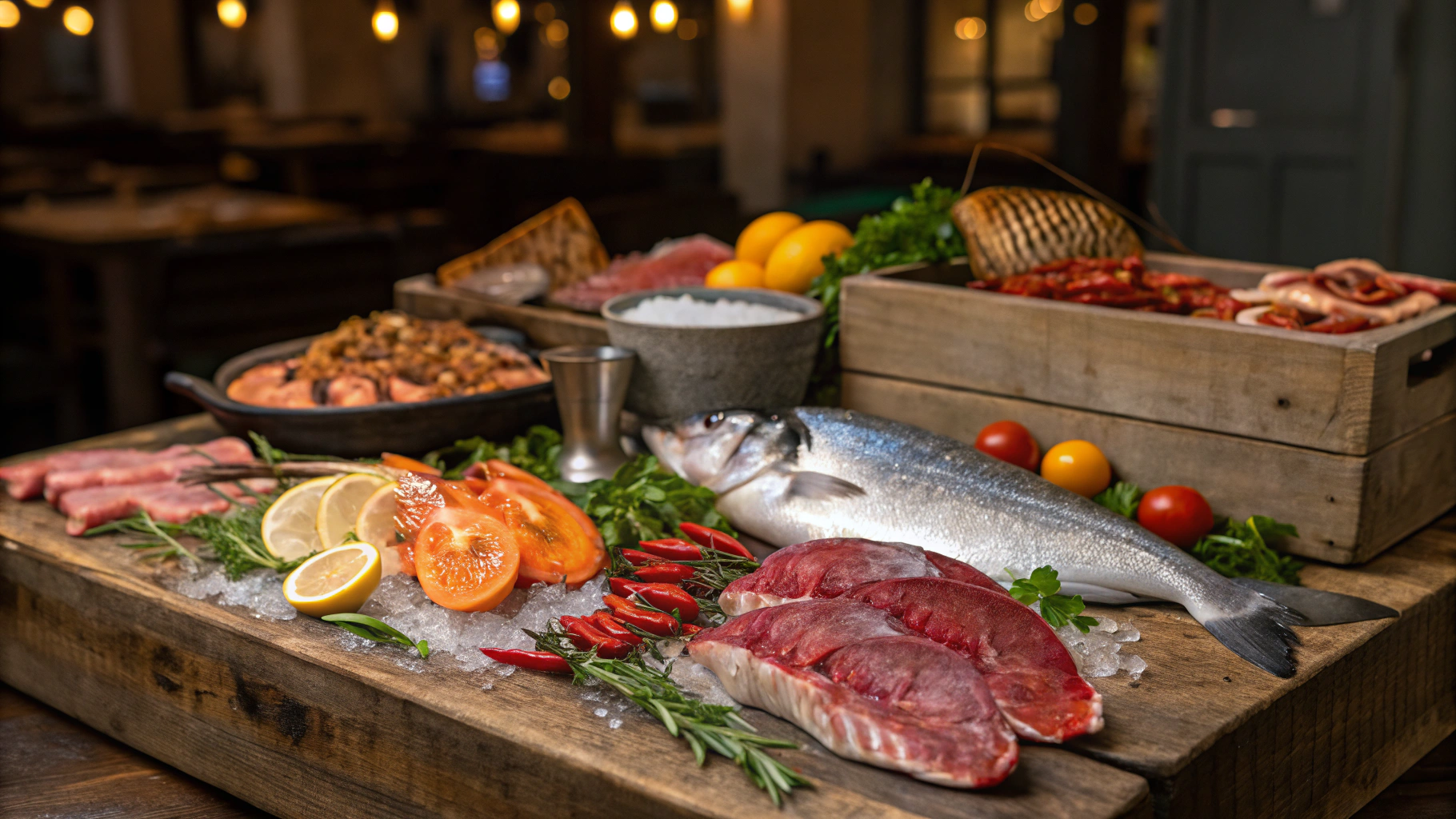 Fresh Mangalorean seafood dishes prepared with coastal spices